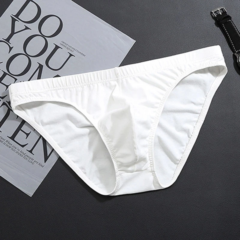 

Cotton Briefs Mens Comfortable Underpants Man Underwear M/L/XL/XXL Drop shipping Mens Breathable Low-rise Brief Panties Solid