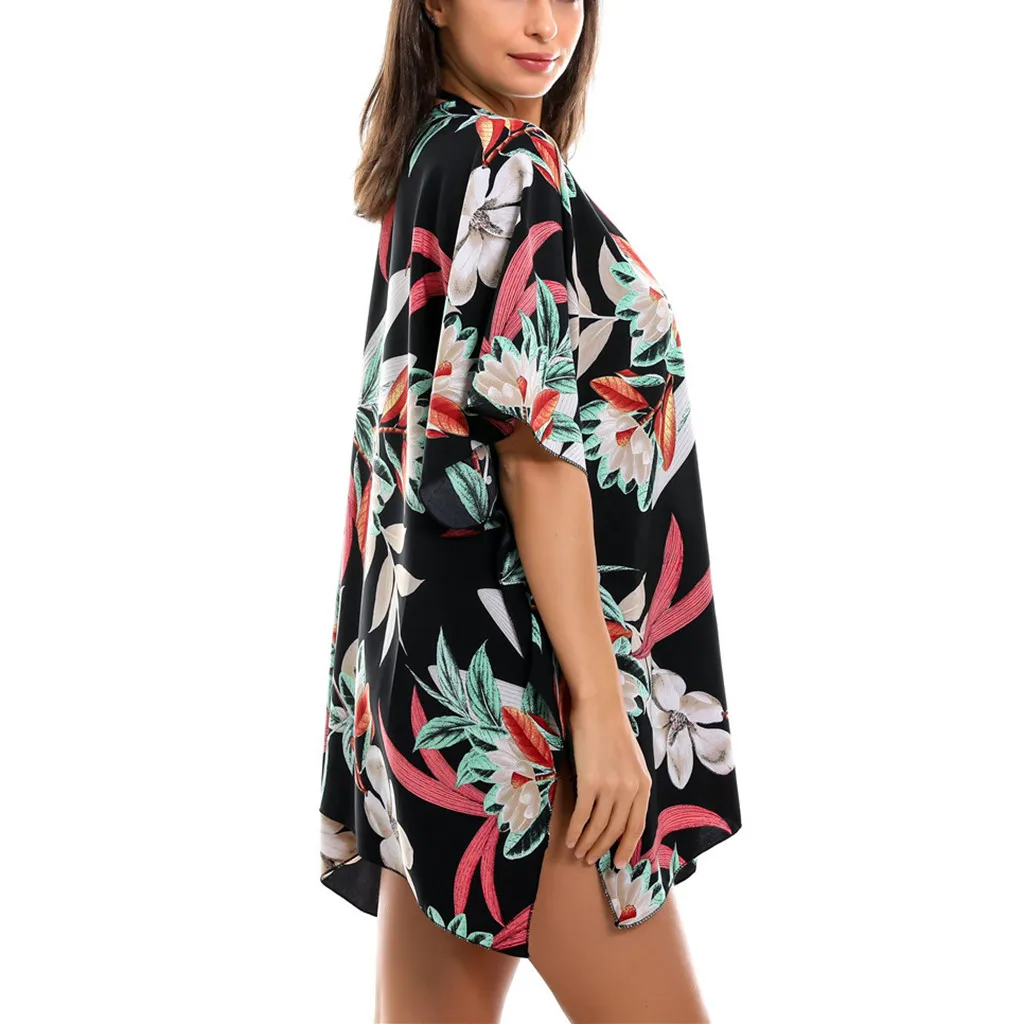 Пляжная накидка с принтом сексуальная пляжная туника парео женский купальник