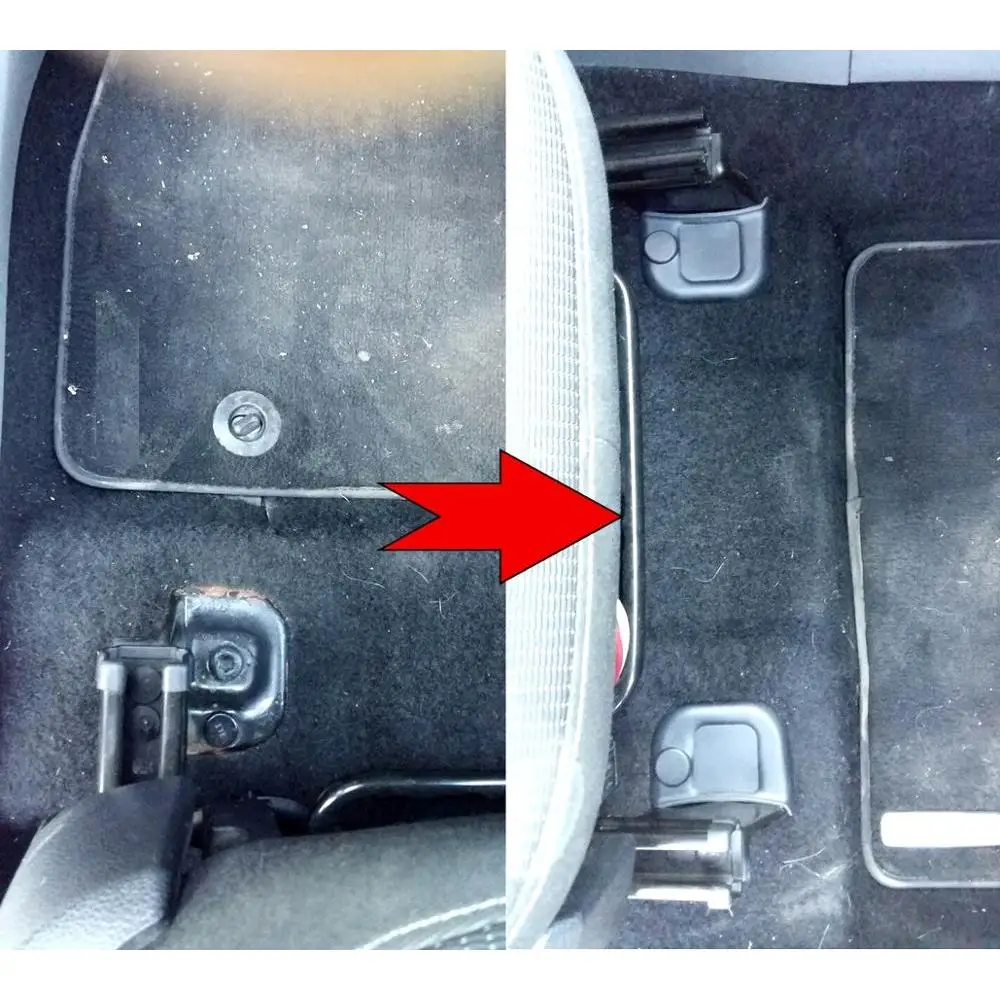 Накладки на крепления сидений для Рено Дастер Сандеро Логан Лада Ларгус Икс Рей