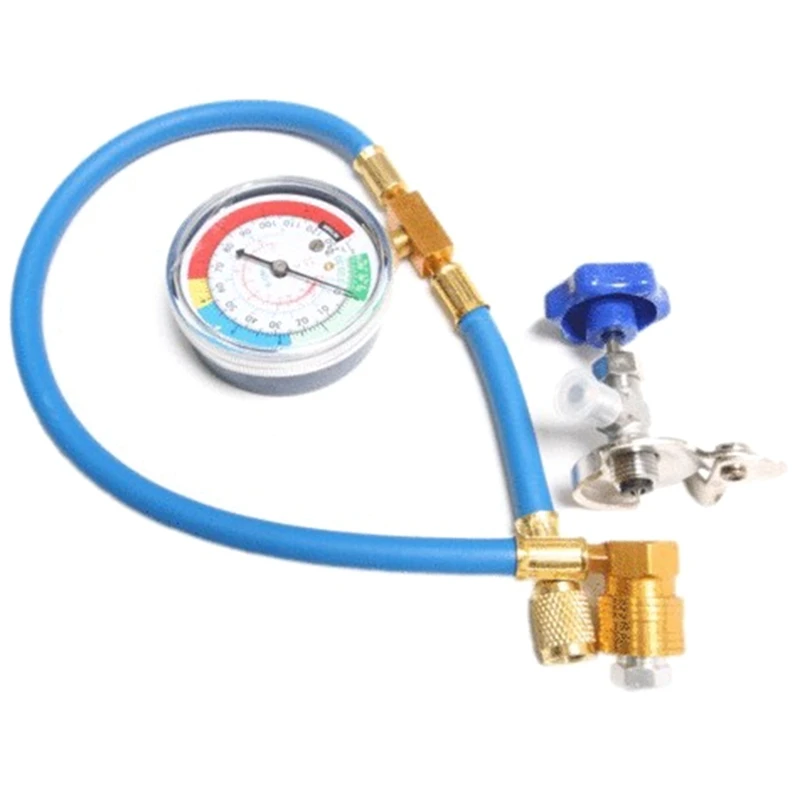

350PSI Charge Measuring Hose Measuring Valve Refrigerant Pipe for R134A R12 R22 Car, Air Conditioner