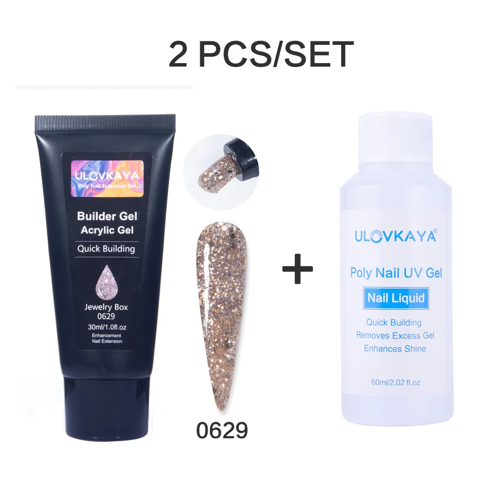 Акриловый гель для наращивания ногтей 2 шт./компл. | Красота и здоровье