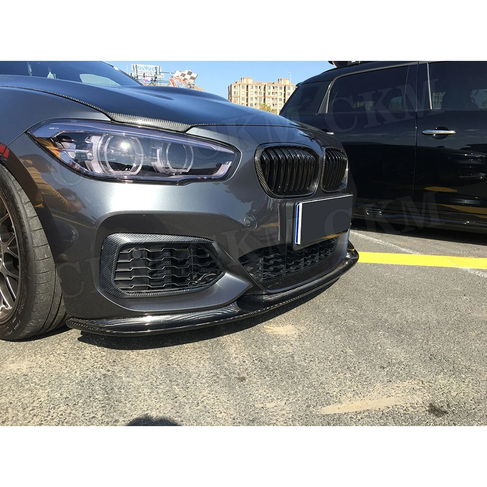 Неокрашенный передний спойлер для подбородка из углеродного волокна/ФАП BMW 1