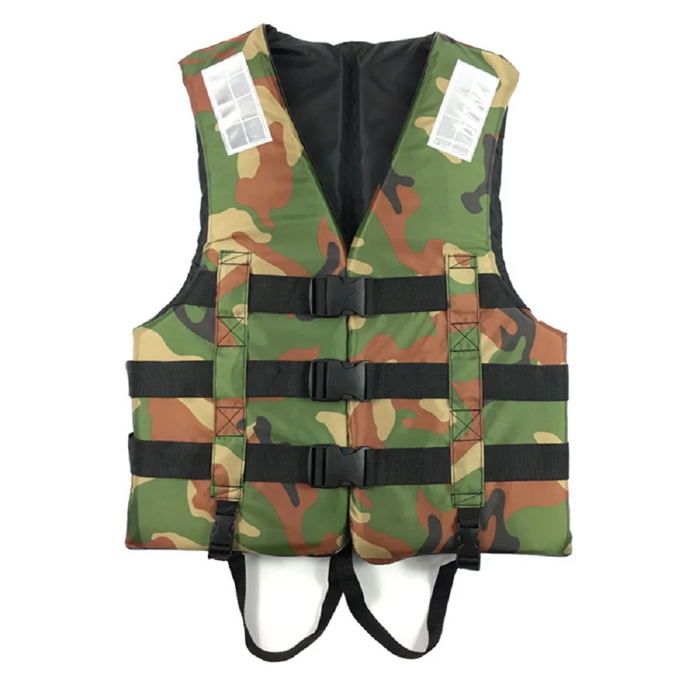 Взрослый Камуфляжный спасательный жилет водонепроницаемая ткань Оксфорд