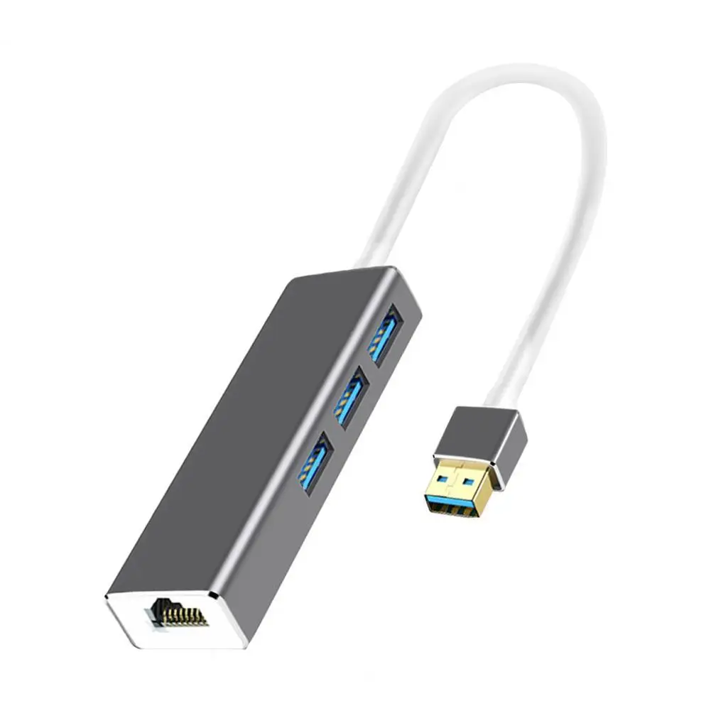 

Ethernet Adapter High Speed 10/100Mbps Micro USB to RJ45 LAN Converter with 3 USB Hub OTG Adapter for Streaming TV Stick