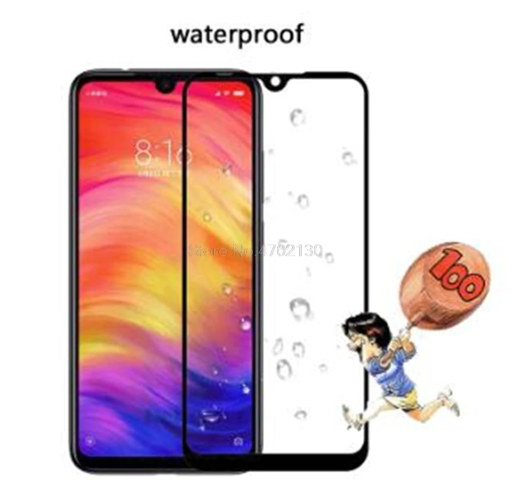 

Для Xiaomi redmi note 7 полное закаленное стекло Защита экрана для Xiaomi xiomi Redmi note7 защитная пленка переднее Сенсорное стекло