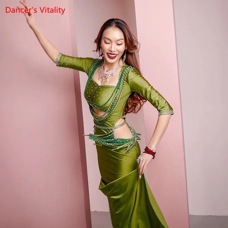 Женский костюм для танца живота комплект из 3 предметов повязка на голову с