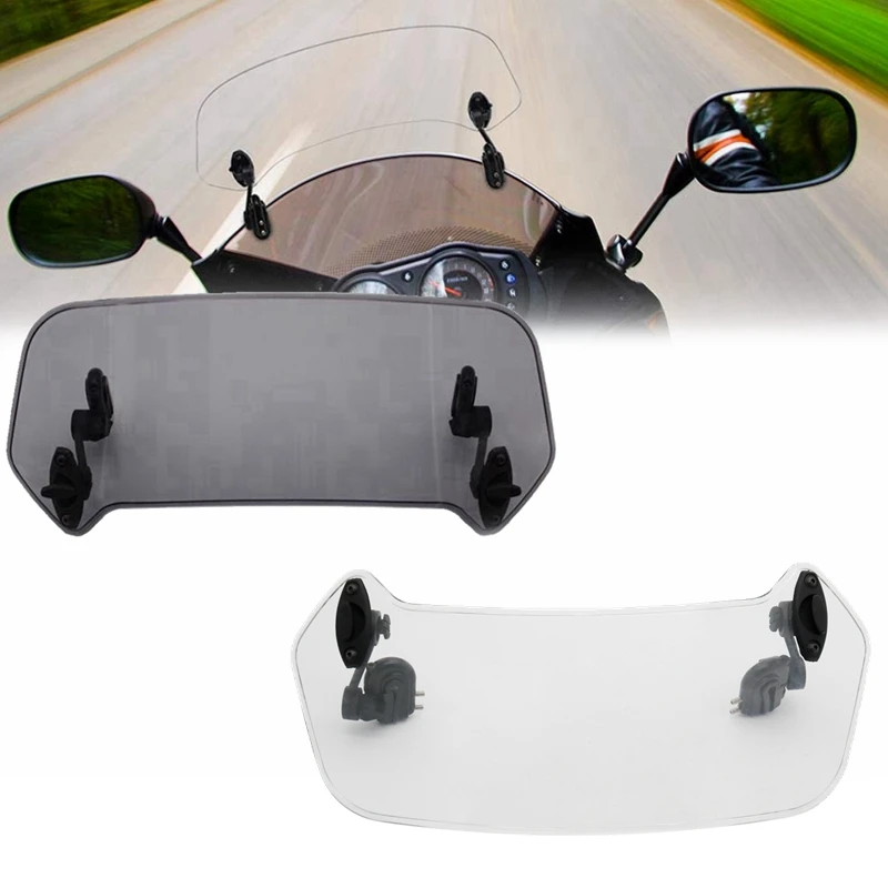 Универсальный Регулируемый спойлер на лобовое стекло мотоцикла скутера