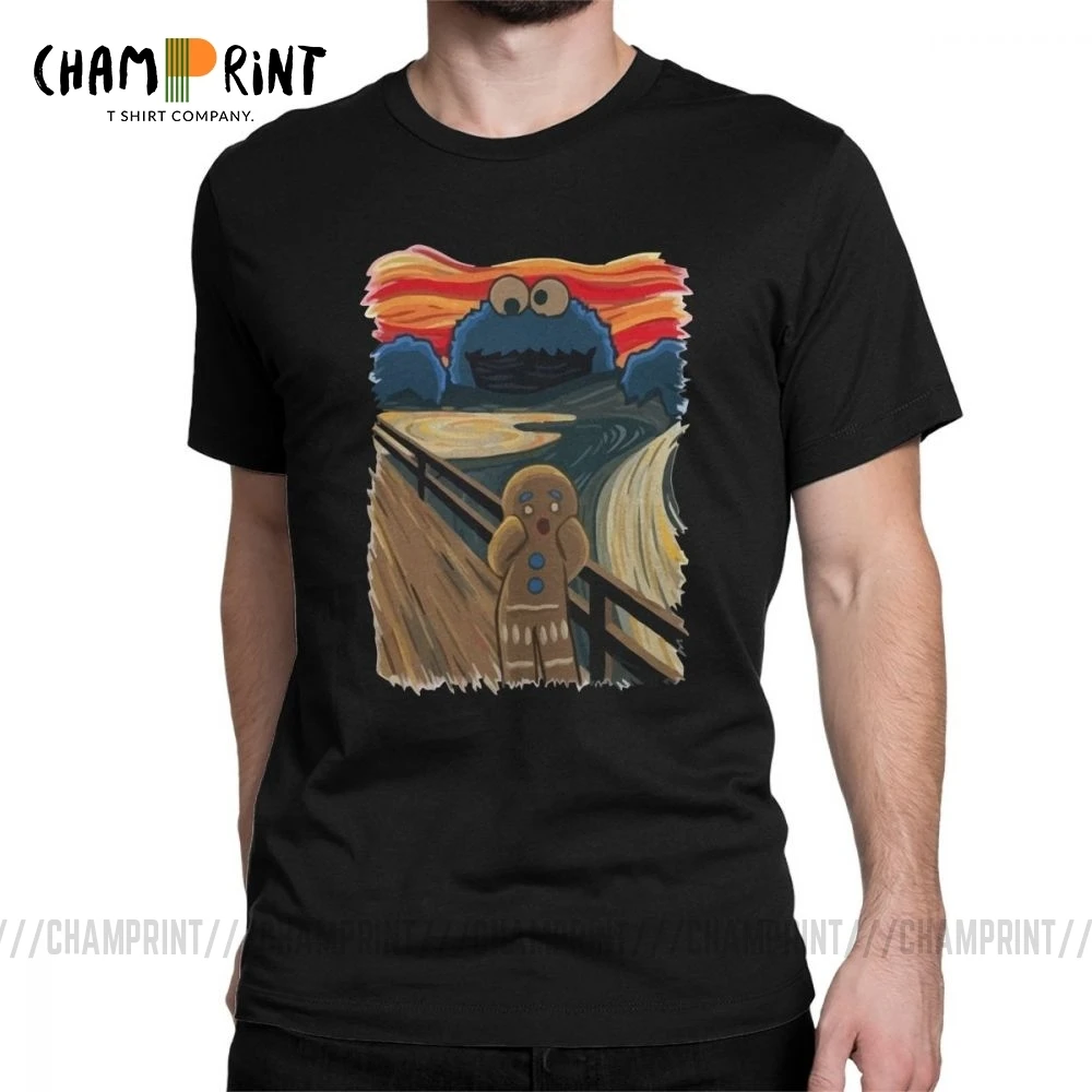 Одежда в стиле Харадзюку с изображением знаменитого животного мужские футболки