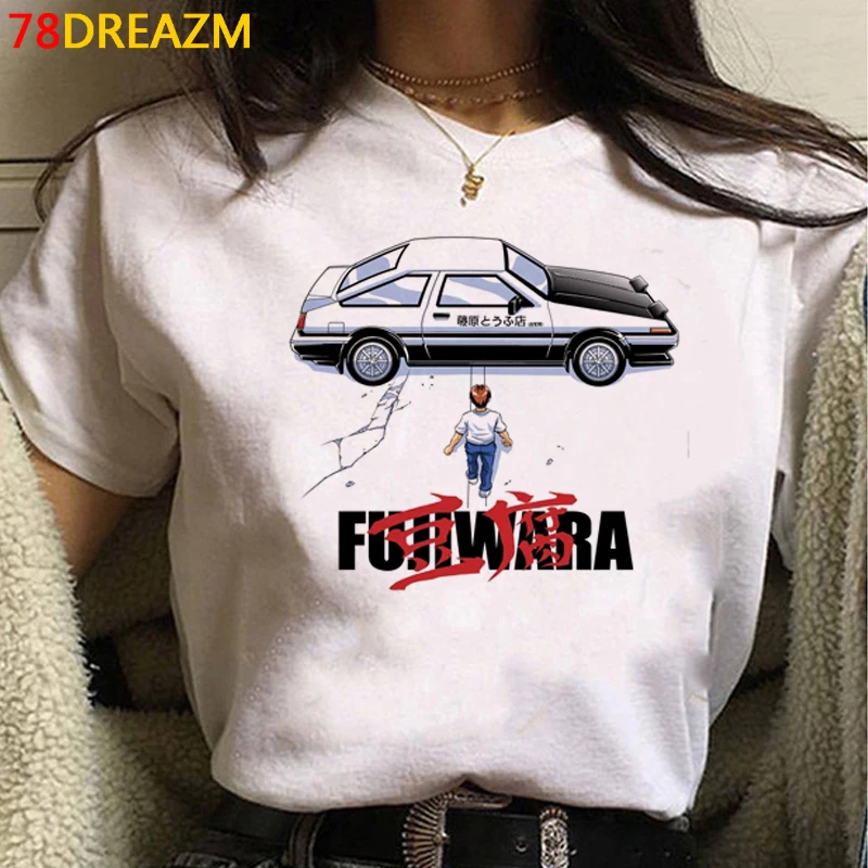 

Initial d Akira clothes men aesthetic couple clothes 2021 tshirt kawaii ulzzang