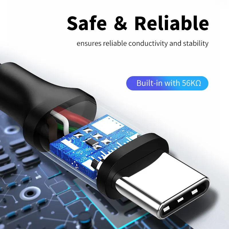 CABLETIME 3A Кабель с разъемом usb c Type C мобильный телефон кабель передачи данных для ОС Android быстрой зарядки Samsung S10