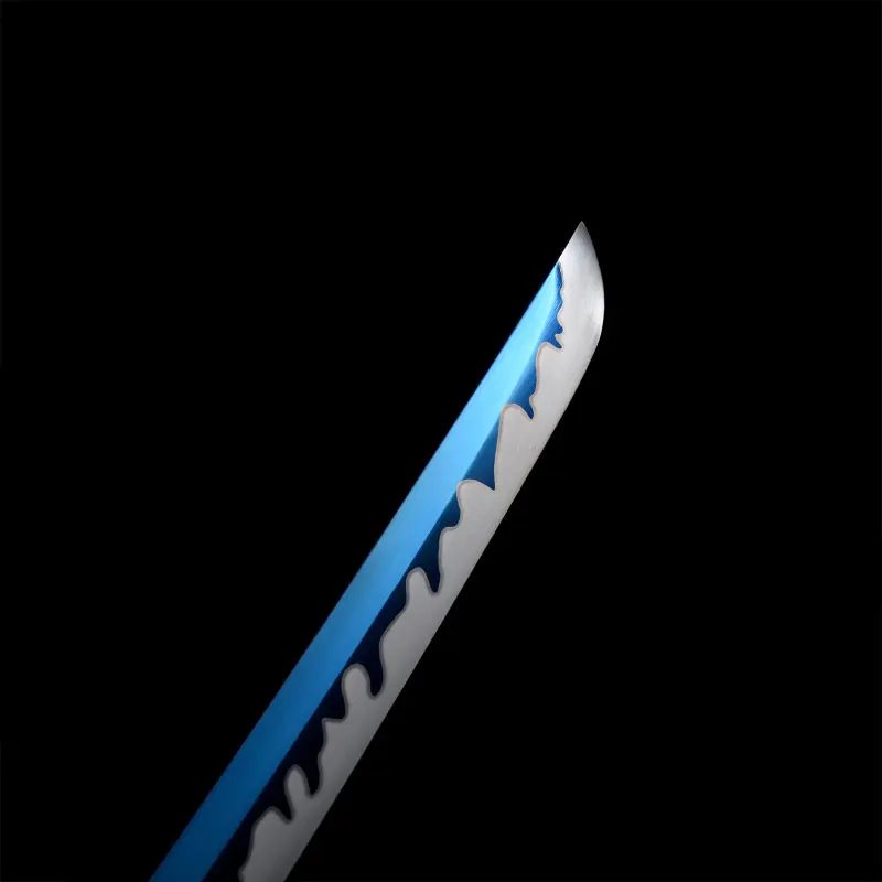 

Japanese Sword Katana Handmade 1095 High Carbon Steel Blue blade Full Tang Blade Sharpness Home decoration