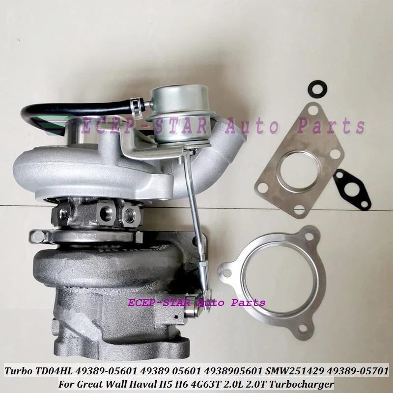 Турбо TD04HL 49389-05601 49389-05620 49389-05701 49389-05700 49389-05600 для Great Wall Haval H5 H6 4G63T 2.0L 2.0T SMW 251429