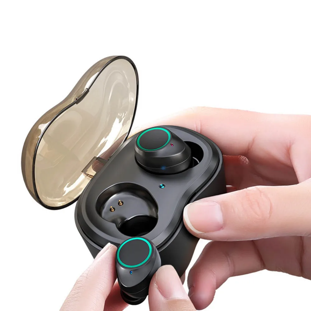 

TWS-X9 True Wireless V5.0 Earphone Stereo TWS Noise Canceling Stereo In-Ear Strong Bass Waterproof Earbuds Headset With Chargin