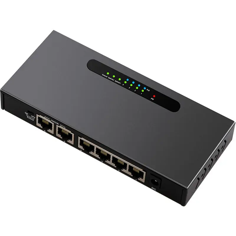 Сетевой коммутатор Diewu 6 портов Ethernet 10/100 Мбит/с 4 порта | Компьютеры и офис