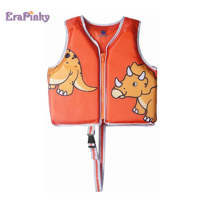 От 2 до 5 лет милый спасательный жилет с динозавром для детей детский плавающий