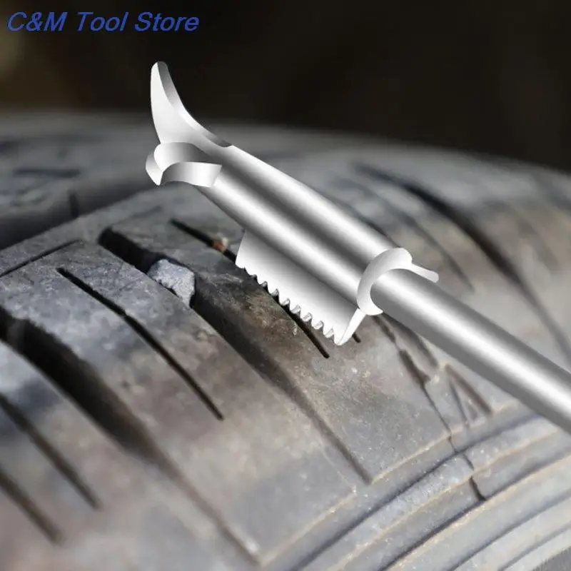 

Car Motorcycle Tire Care Cleaning Hook Groove-Stones Cleaner Repair Tool