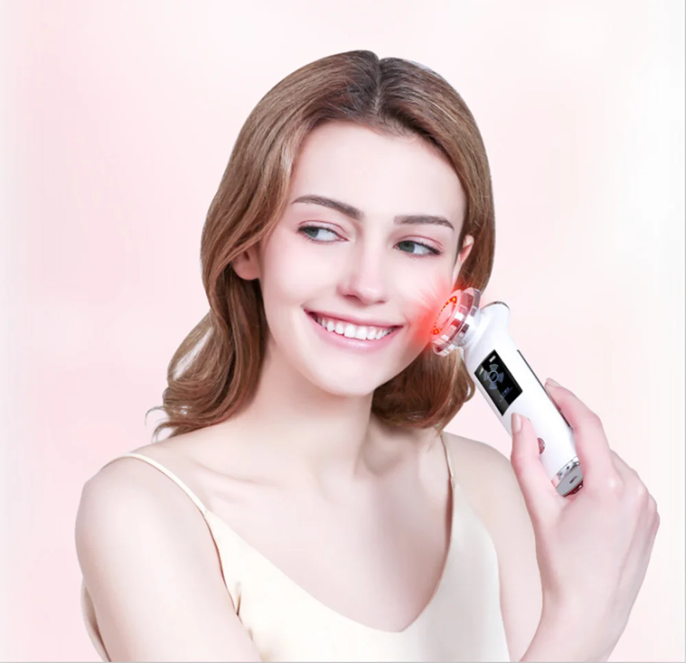 Высокочастотный микро-токовый массажер для лица и шеи улучшает блеск кожи