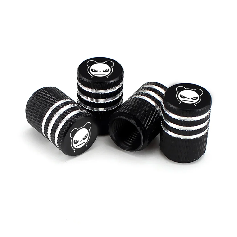 DSYCAR 4Pcs/Set Car Truck Motorcycle Bike Tyre Air Valve Caps Aluminum Cartoon Tire Cap Knurling Style Airtight New | Автомобили и