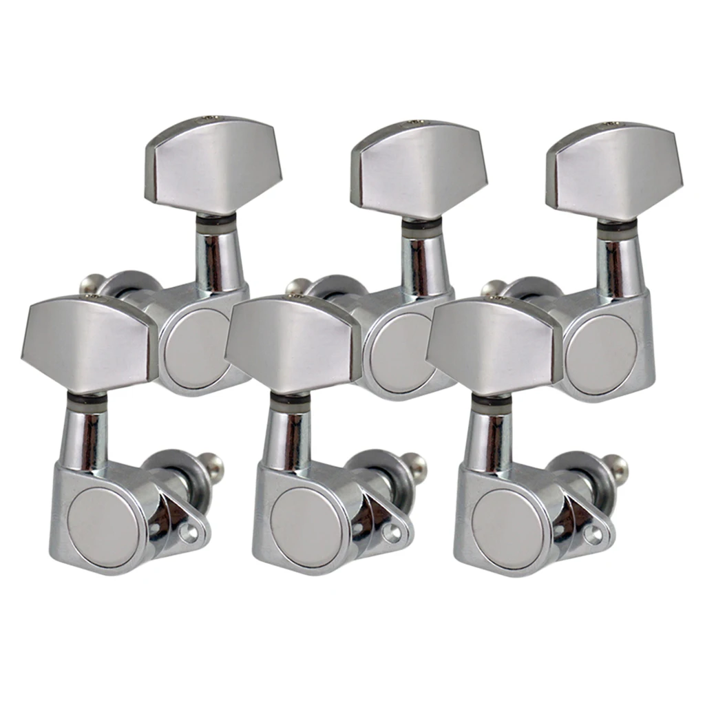 

Replacement acoustic / electric guitar strings, tuning pegs, tuner 3R3L silver