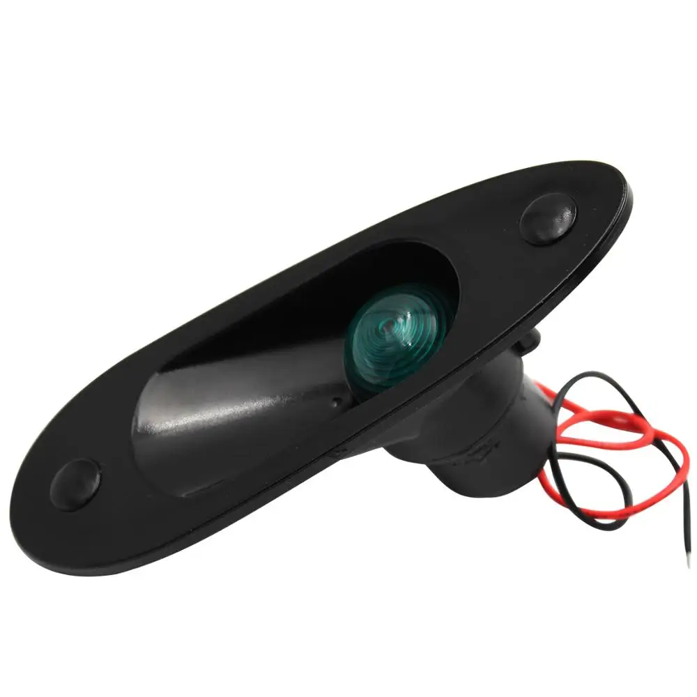 1 пара красный + зеленый утапливаемое крепление морской лодки RV СВЕТОДИОДНЫЕ