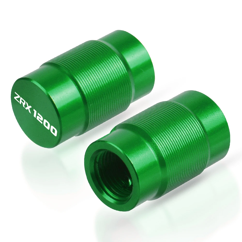 For Kawasaki ZRX1200 ZRX 1200 1997 2007 2000 2001 2002 2003 2004 2005 2006 1998 1999 CNC MOTO Wheel Tire Valve caps Cover | Автомобили и