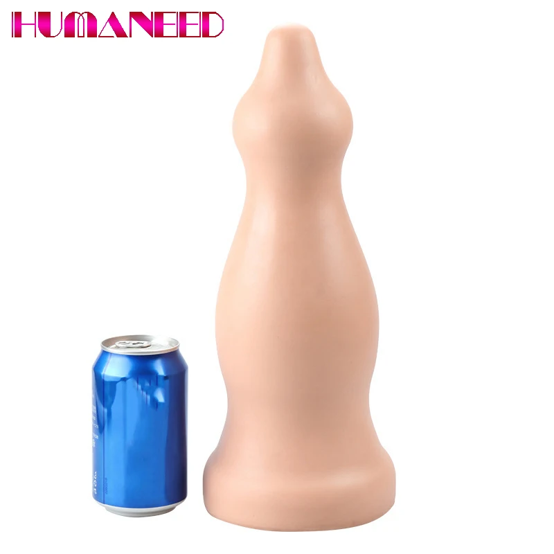 Анальная пробка очень-огромный толстый фаллоимитатор 33 см для стимуляции точки G