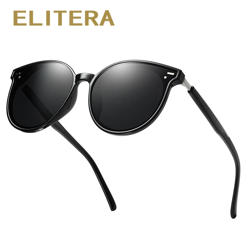 

Солнцезащитные очки женские ELITERA, кошачий глаз, поляризационные, UV400