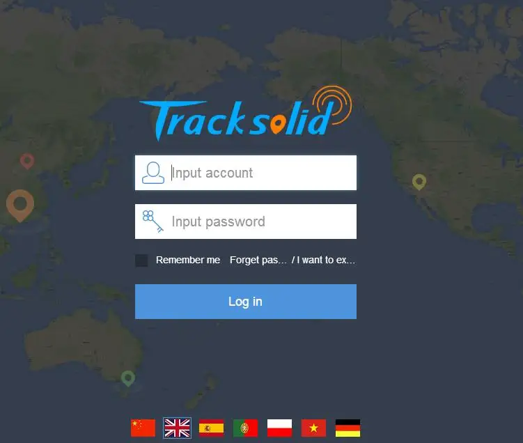 GPS трекер PC отслеживающая платформа Tracksolid и приложение применяется ко всем