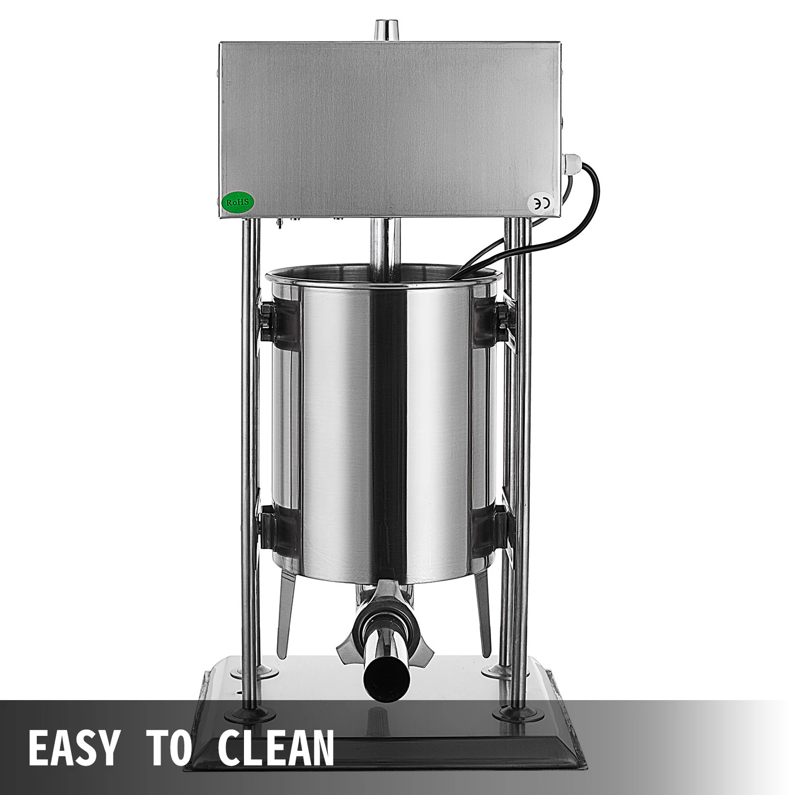 vevor 10l 12l 15l 20l 25l 30l electric sausage filler stuffer food processor kitchen appliances stainless steel home commercial free global shipping