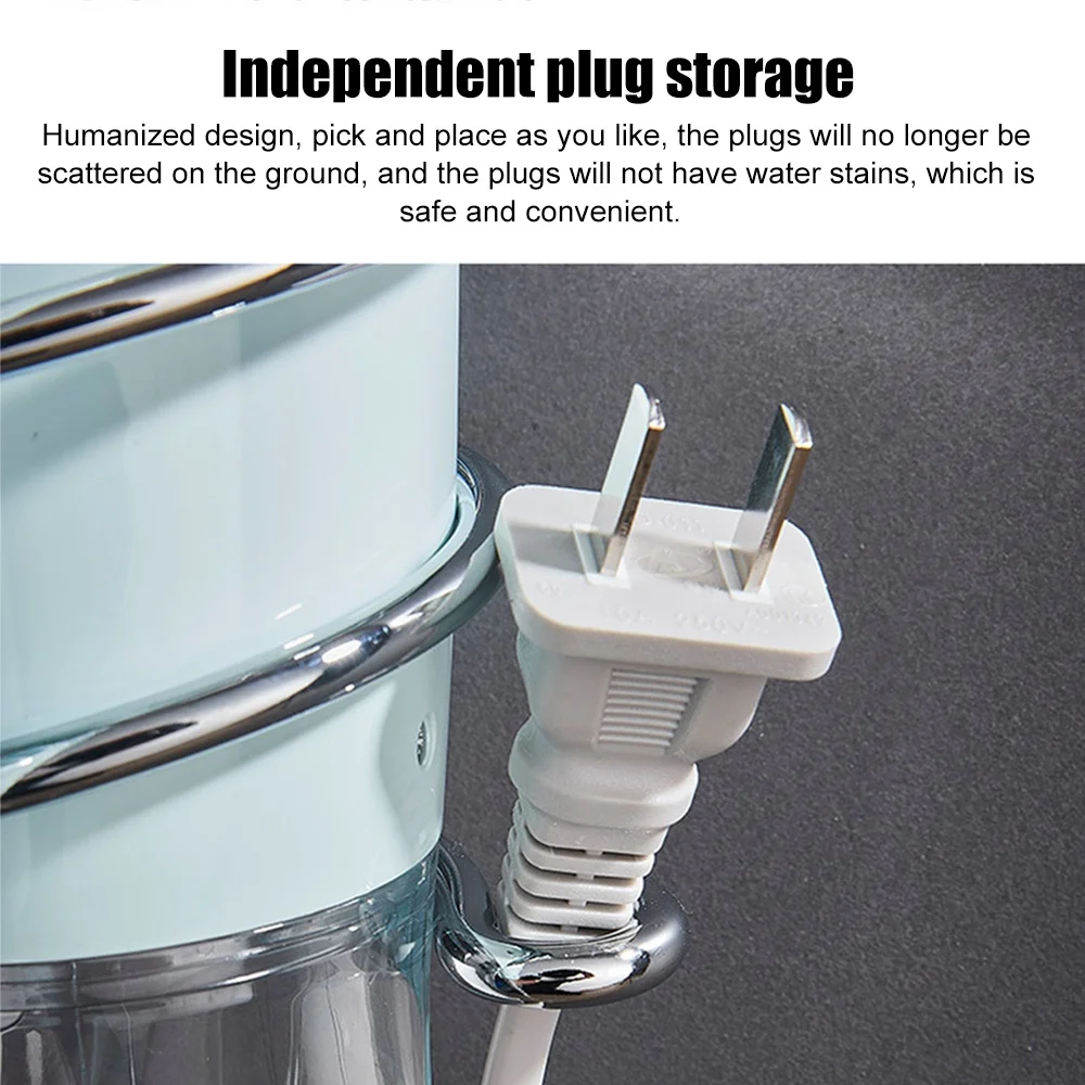 

Wall Mount Hair Dryer Holder Wind rack Bathroom Shelf Storage Hanger Hairdryer Rack Punch-free Shower Accessory Silver Hairdryer
