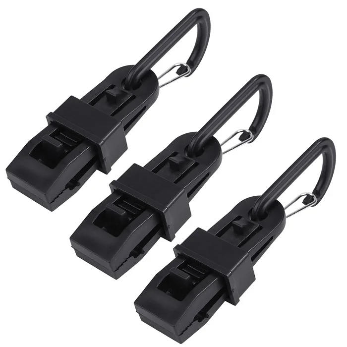 3Pcs 1 шт./комплект из 3 предметов, 5 шт./компл. тент ветряного троса зажим Кемпинг Пластик зажим аксессуар Зажимы для тента Кемпинг Пеший Туризм на открытом воздухе аксессуары - Цвет: 3Pcs