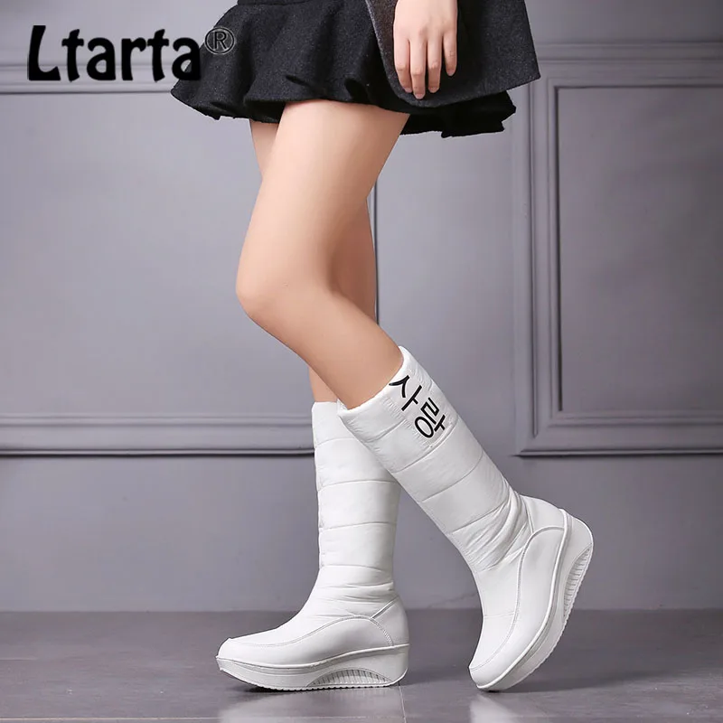 2021 г. зимние водонепроницаемые теплые ботинки женские хлопковые с высоким