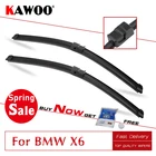 Автомобильные стеклоочистители KAWOO Windcreen, лезвие для BMW X6 E70 E71 F16, автомобильные мягкие резиновые 2007 2008 2009 2010 2011 2012 2013 2014 2015 2016 2017