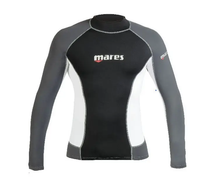 Мужская Солнцезащитная одежда Mares для дайвинга с длинным рукавом снорклинга