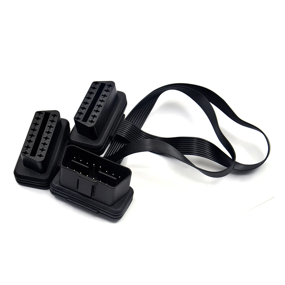 

30CM ODB OBD2 Cable 16 Pin 1 Male To 16 Pin 2 Female OBD II OBD2 Connector OBD2 1-2 Extension Diagnostic Cable