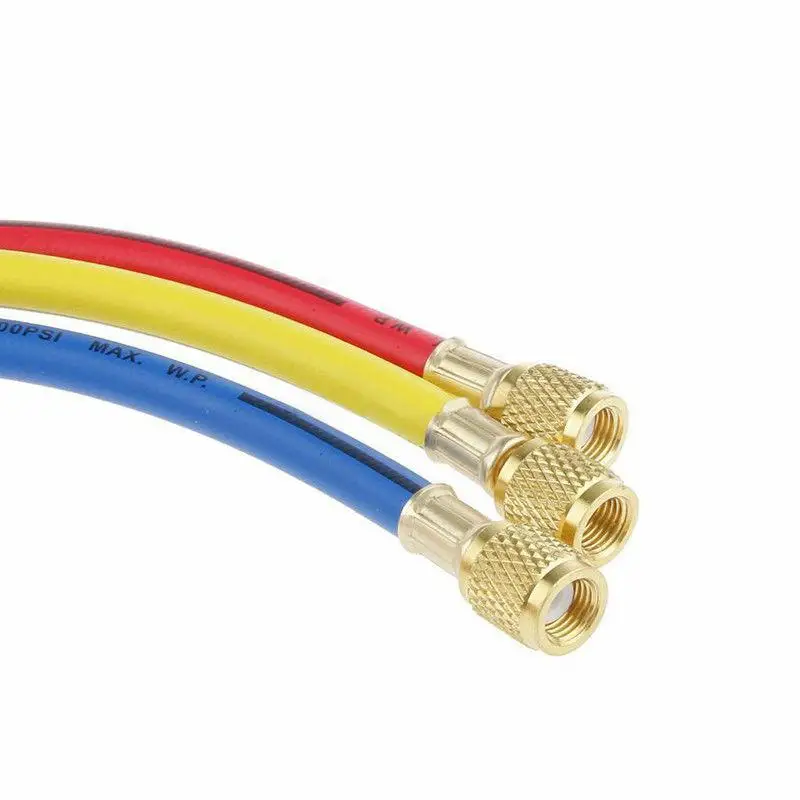 Набор манометров кондиционера 5FT шланг AC холодильное R134a R22 R404 502 набор шлангов |