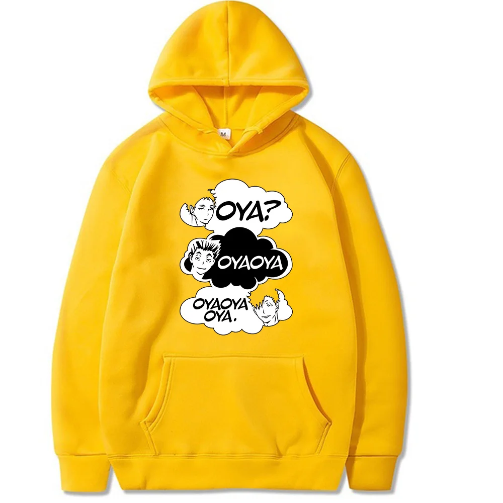 

2021 Hot Sale Haikyuu OYA OYAOYA OYAOYAOYA Hoodie Men Fashion Hoody Casual Sweatshirt Women Spring Autumn Hoodies Cute Pullover