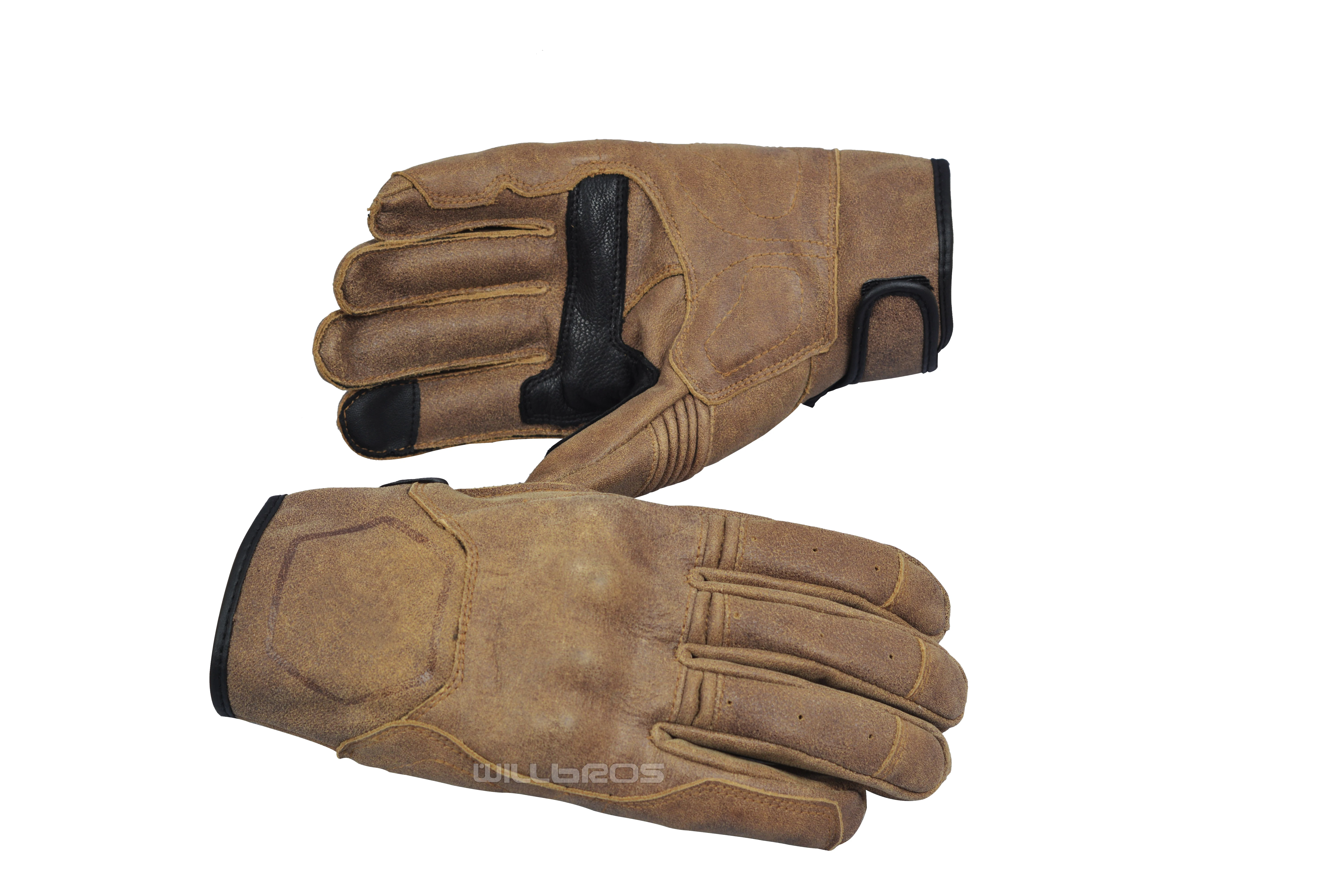 Мужские перчатки из натуральной воловьей кожи в стиле ретро|Перчатки| |