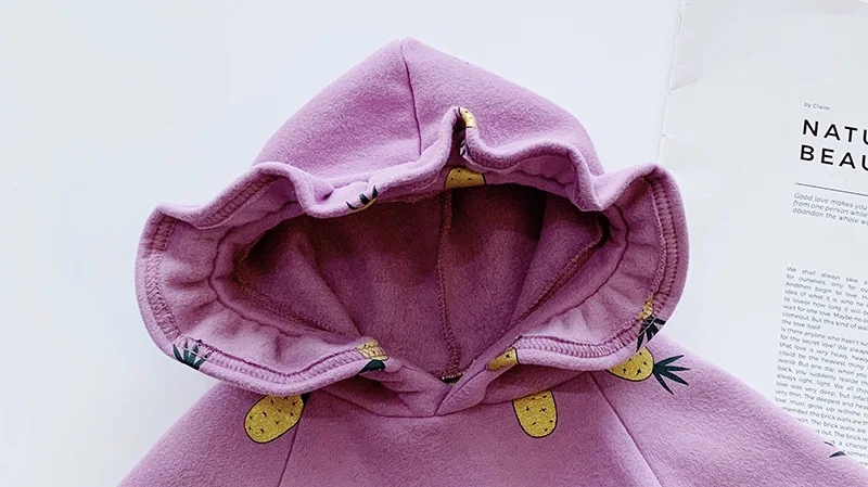 Autumn and Winter Children's Sweater Baby Girl Jacket Kids Girl's Sweatshirts Hooded Tops Children Outfits Clothing