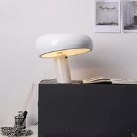 nordic mushroom table lamp led postmodern minimalistic desk lamp marble bedside lamps bedroom decoration night light lighting b