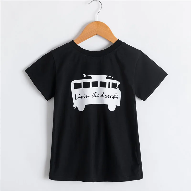 Одежда для мальчиков и девочек Футболка с короткими рукавами детская футболка