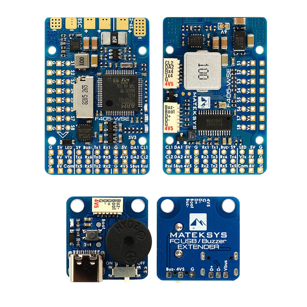 Mateksys MATEK F405-WSEWing MPU6000 Baro DPS310 OSD Blackbox F4 Контроллер полета 2-6S INAV RC самолет FPV дроны |