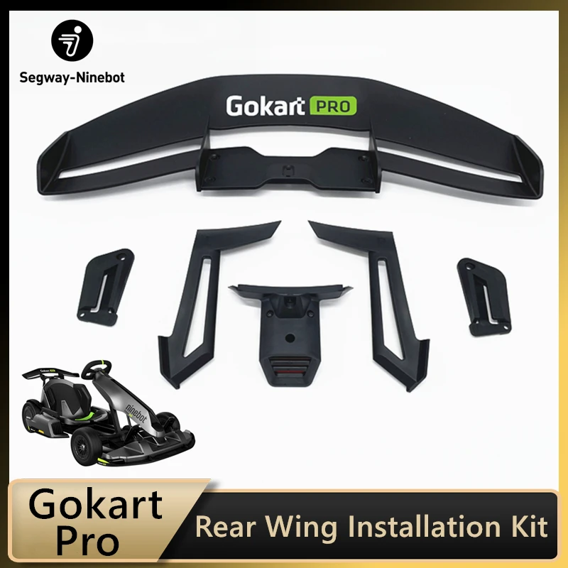Original Rear Wing Installation Kit for Ninebot Gokart PRO Refit Self Balance Scooter Go Kart Accessories Rear Wing Spare Parts