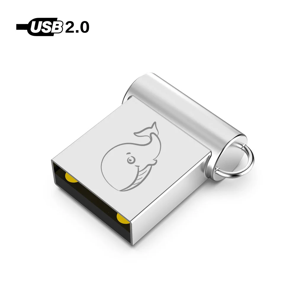Супер мини металлический usb флэш накопитель 64 ГБ 32 16 8 4 портативный 128 Гб карта