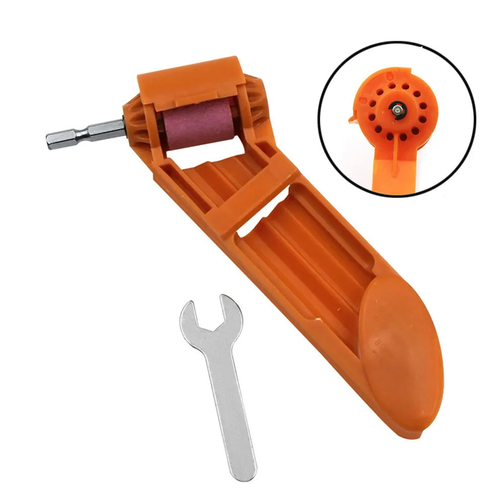 

Portable Drill Bit Sharpener Sharpening Tool Corundum Resisting Grinding Wheel Workshop Equipment Power Tools Parts Drill Bits