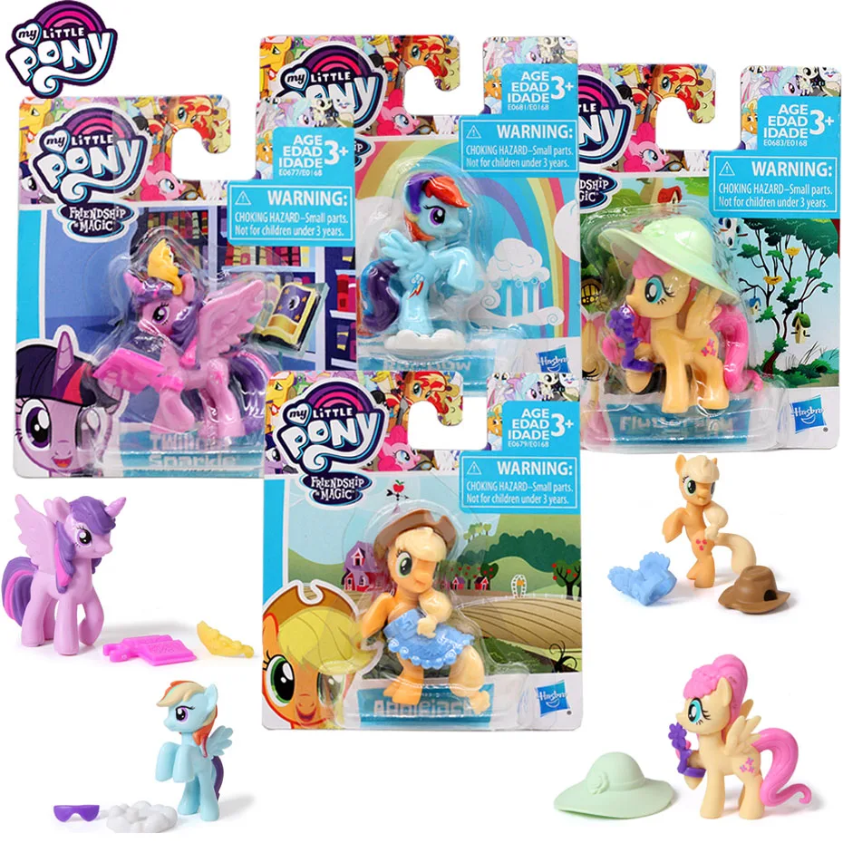 Hasbro пони Mini Story Series персонажи Полароид Радуга сокровище мягкая кукла для девочки