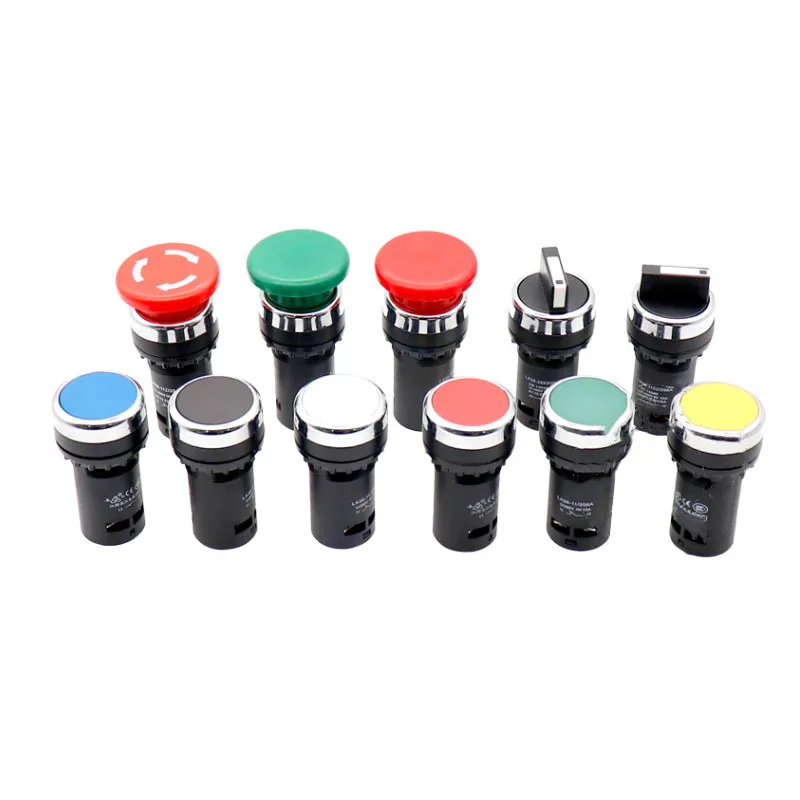 10 шт. 22 мм экономичный кнопочный переключатель 206A аварийной остановки обычное