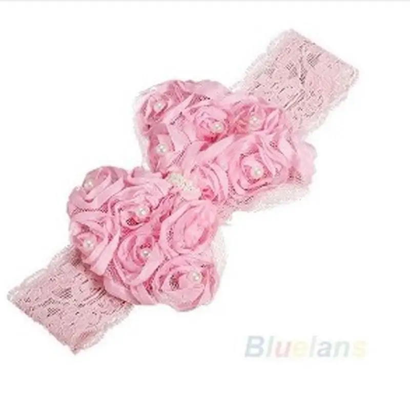 

1pc Children Headwear Chiffon Flower Hairband Baby Newborn Girls Hair Rope Headwrap Hair Accessories