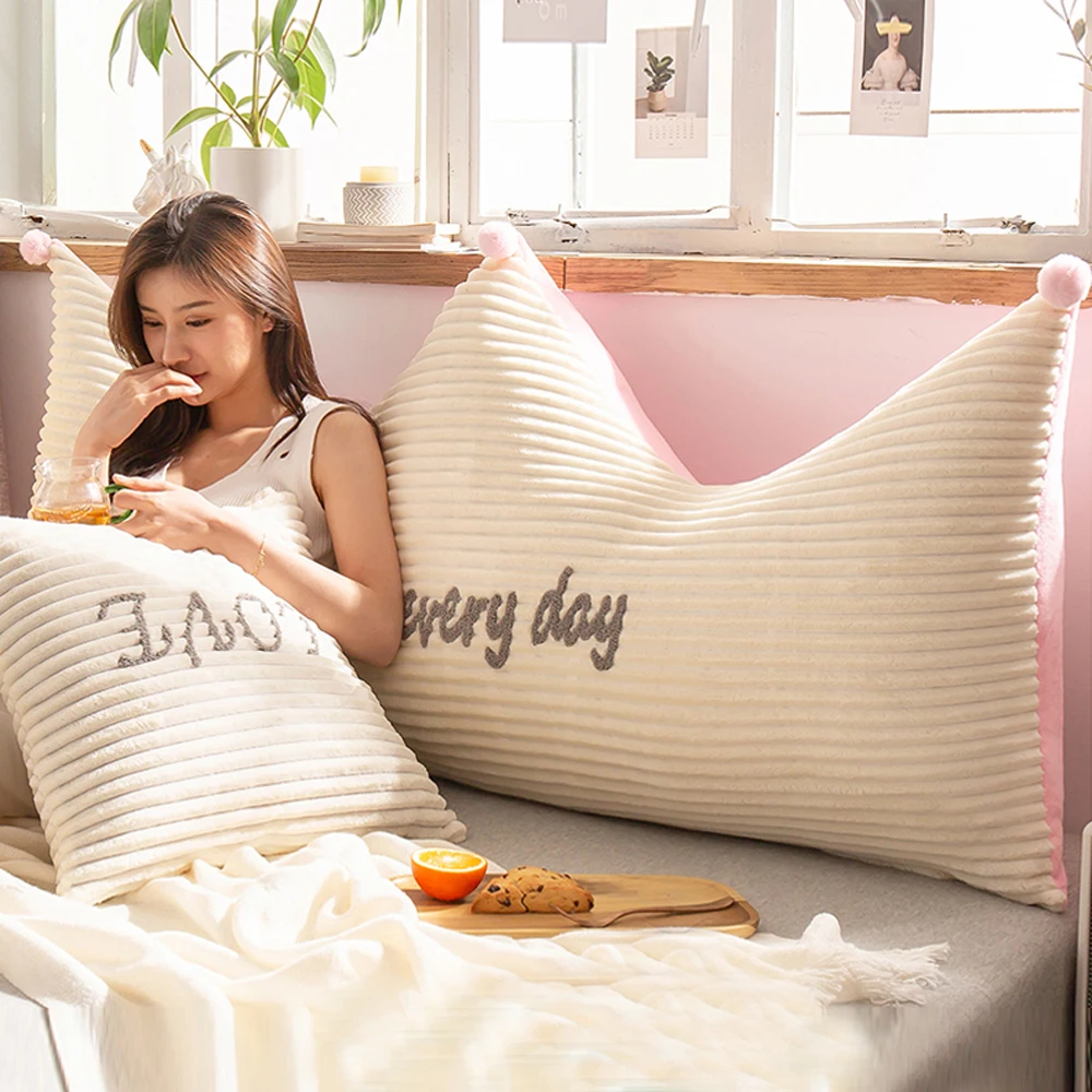 Напольная подушка для кровати Queen King мягкое бархатное сиденье без наполнителя