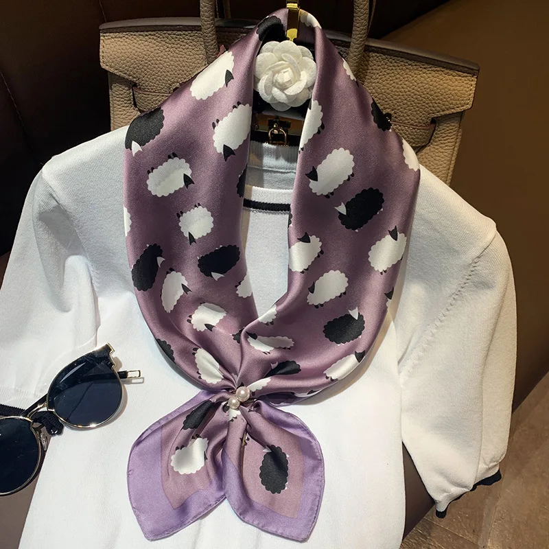 Весенне-осенний женский квадратный шарф Новинка туристическая Солнцезащитная